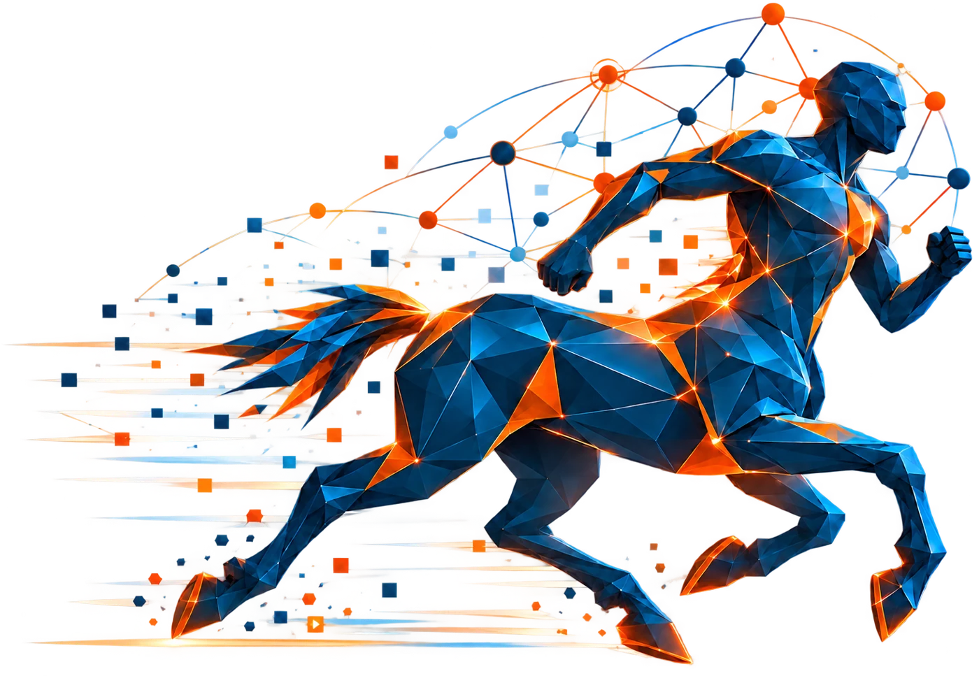 Centaure stylisé, symbole de l’hybridation des idées